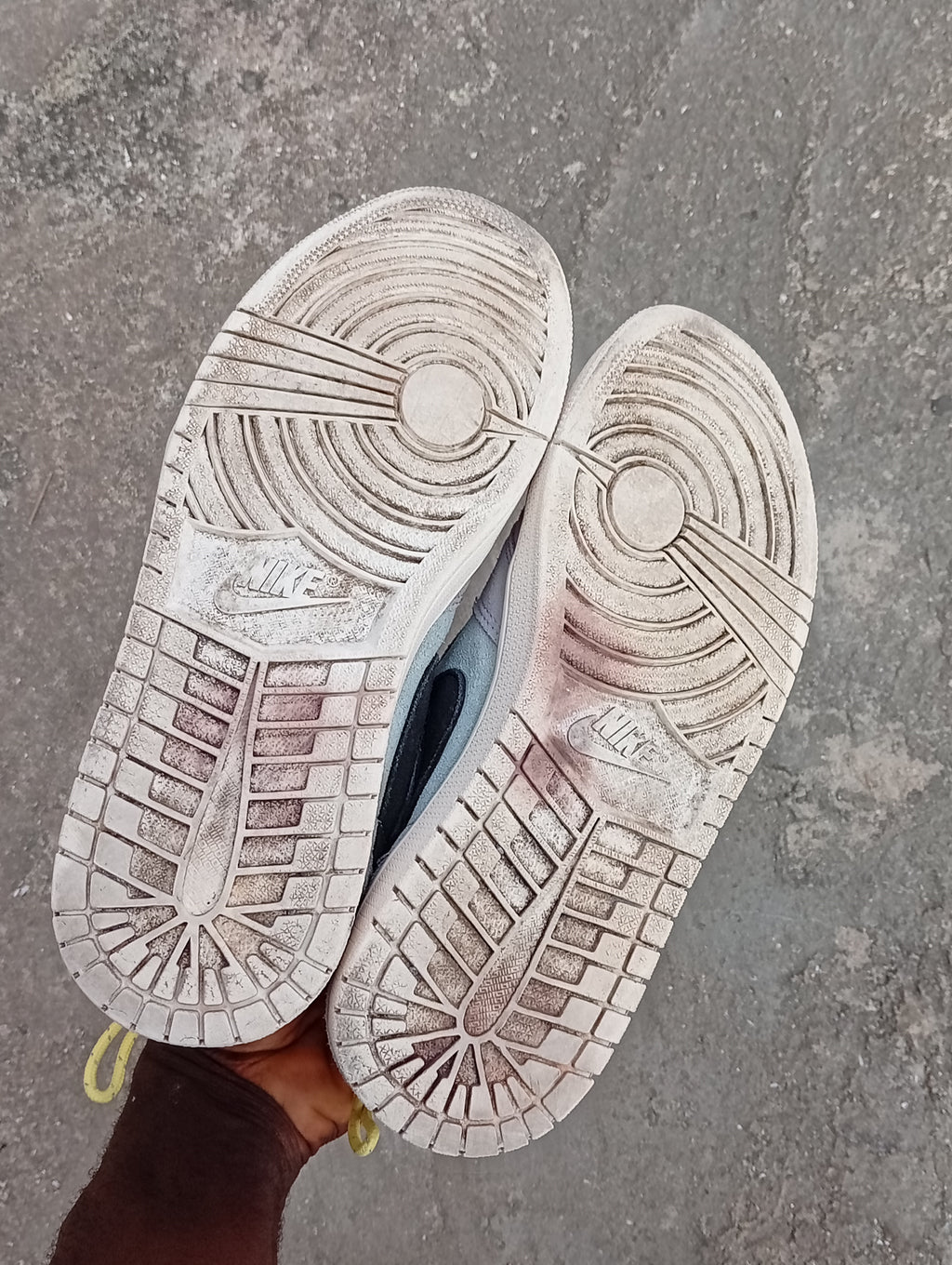 Pre Owned Nike Air Jordan 1 Switch Sneakers.