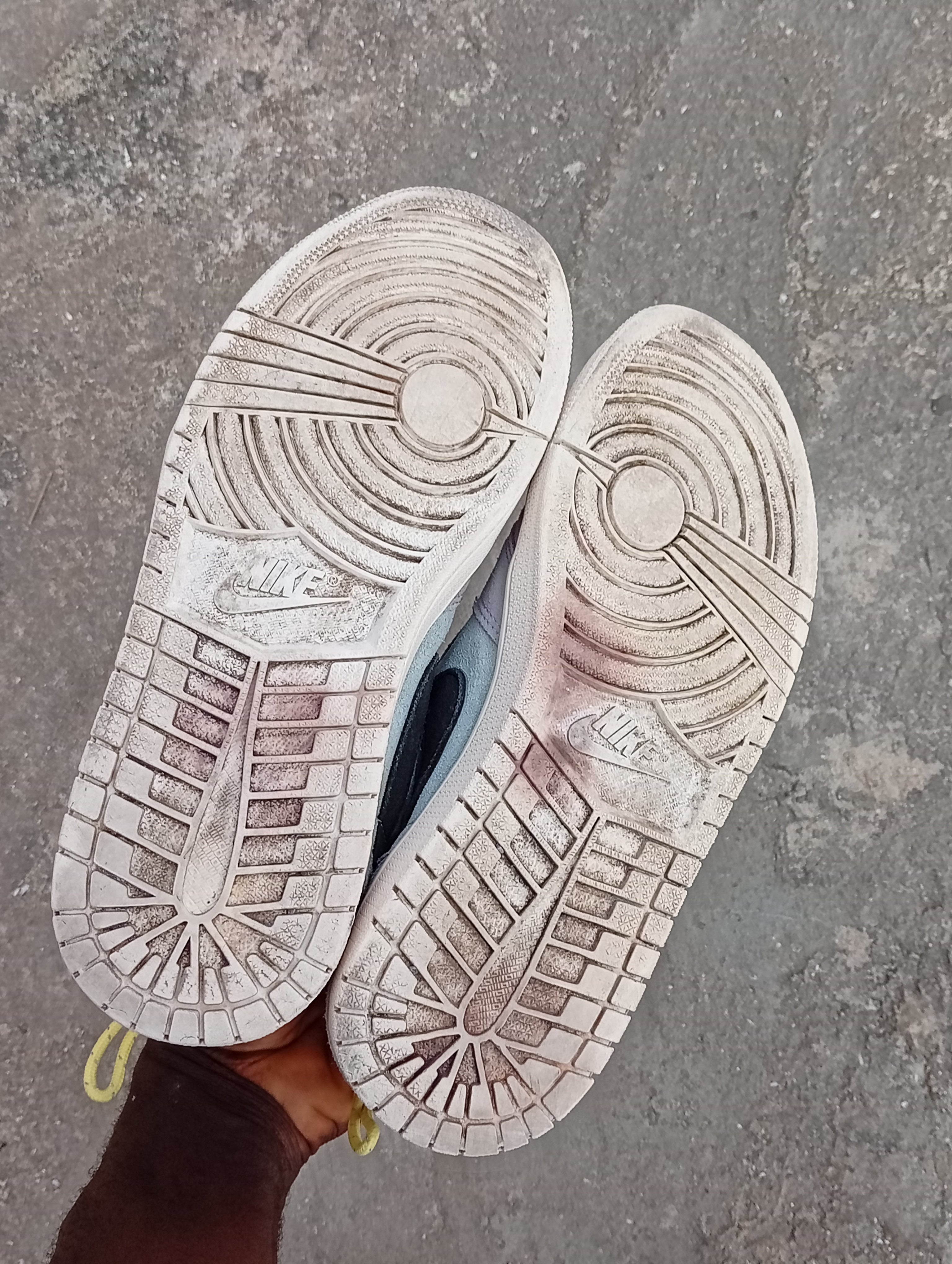 Pre Owned Nike Air Jordan 1 Switch Sneakers.