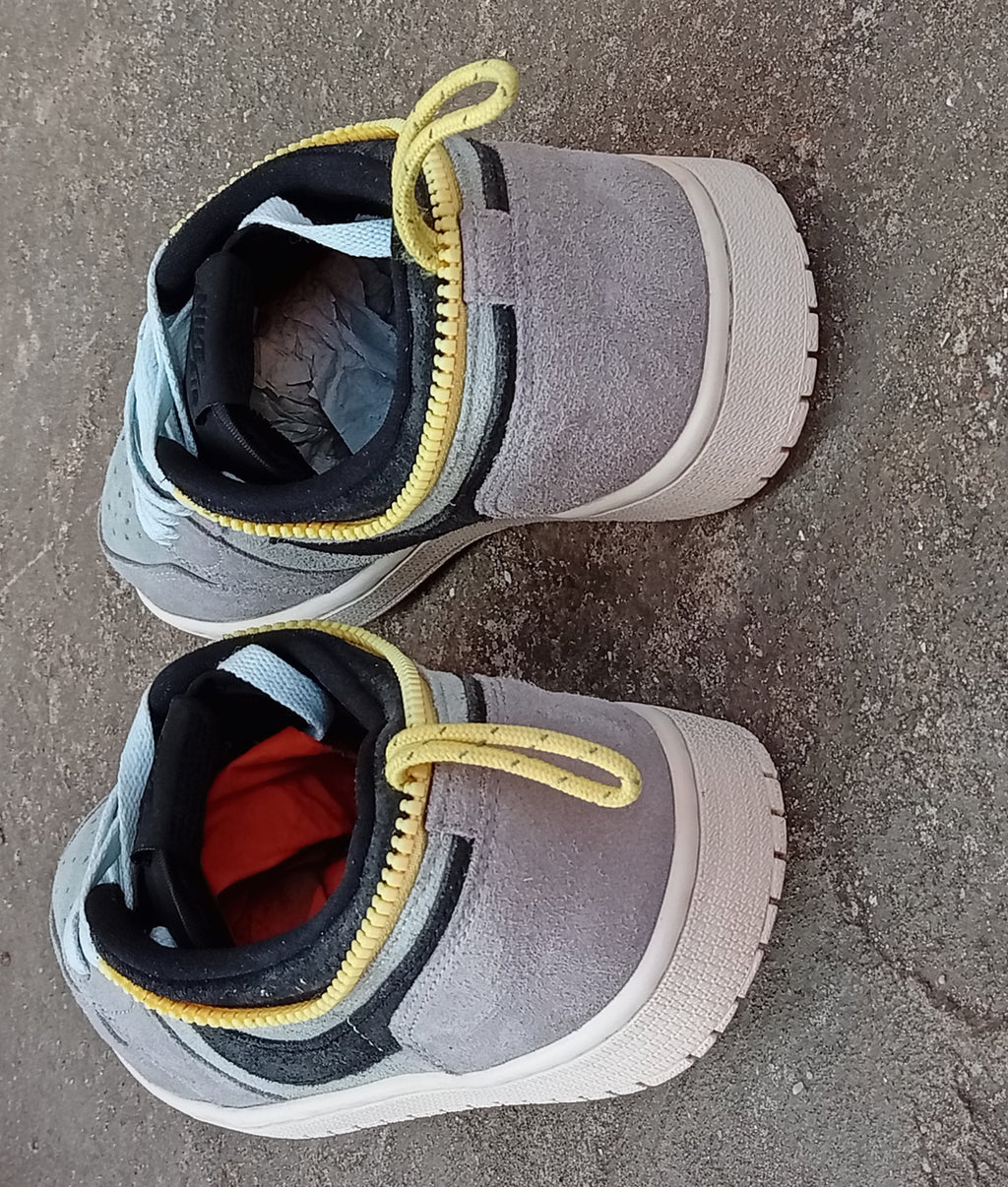 Pre Owned Nike Air Jordan 1 Switch Sneakers.